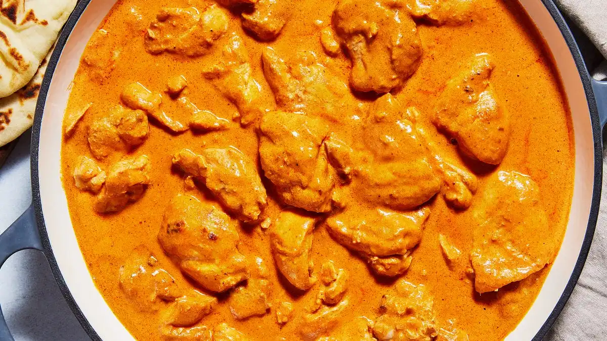 Butter chicken at Mehfeel Indian Kitchen, Edmonton